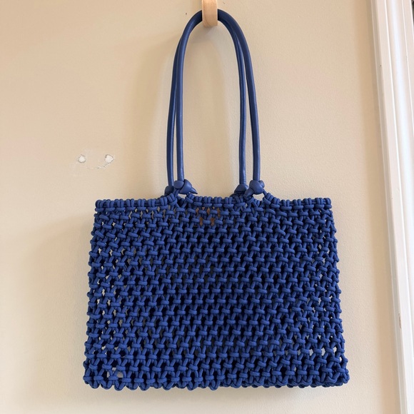 Clare V sandy tote in French blue NWT